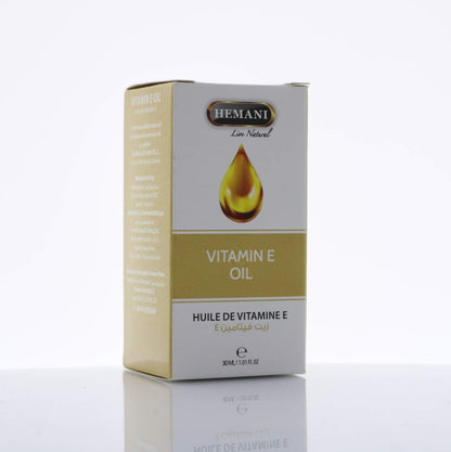 Hemani Vitamin E Oil 30ml - 100% Pure Natural Tocopherol | Antioxidant Skin & Hair Oil