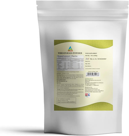 Herbal Hills Wheatgrass Powder | 454 g (16 oz) | Green Superfood Supplement