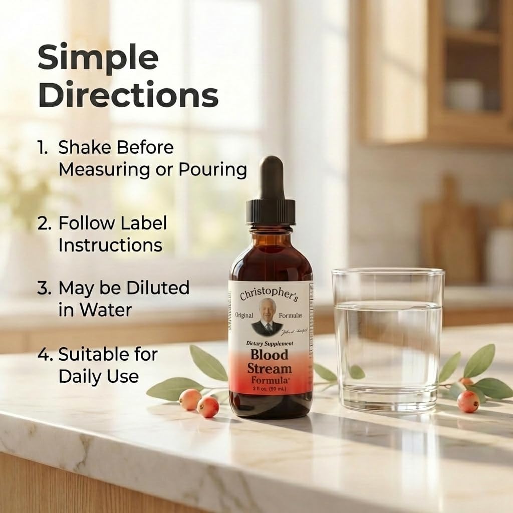 Christopher's Original Formulae Blood Stream Formula, 2 oz Glycerine Extract - Pack of 2 - görsel 6