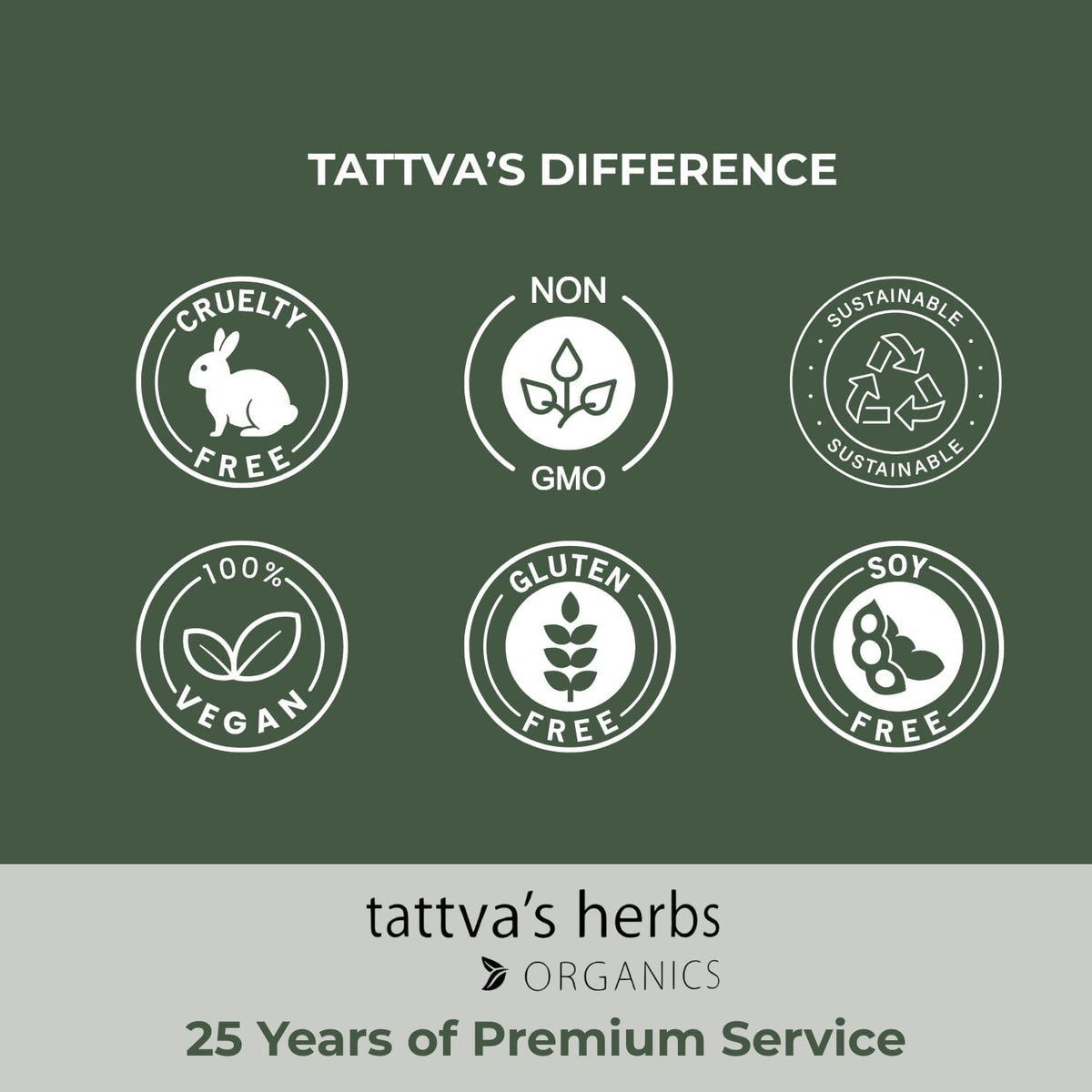 Tattva's Herbs CO2 Boswellia Serrata - 500 mg, 240 Veggie Capsules (2-Pack) - görsel 3