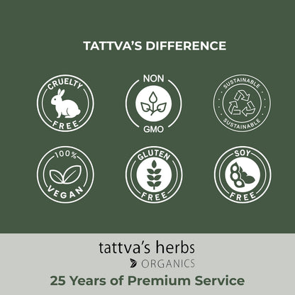 Tattva's Herbs CO2 Holistic Mucuna Pruriens Extract 500 mg, 240 Capsules (2-Pack)
