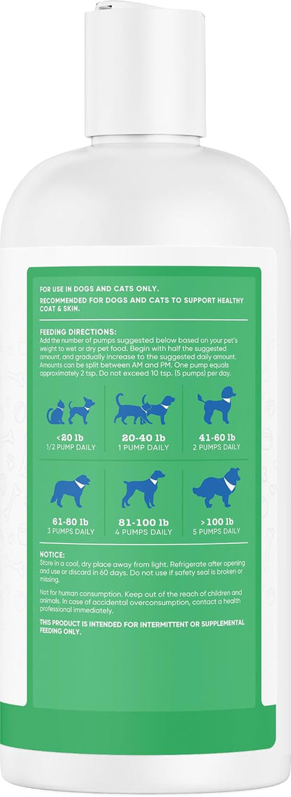 Nutricost Pets Wild Alaskan Salmon Oil for Dogs and Cats, 946 ml