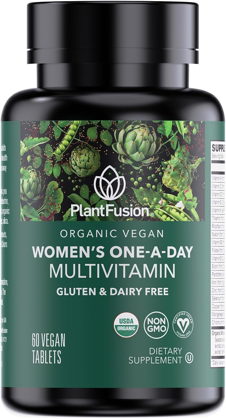 PlantFusion Organic Multivitamin for Women with Iron – One-a-day Vegan Whole Food Blend for Energy & Immune Support – 30 Tablets - görsel 8
