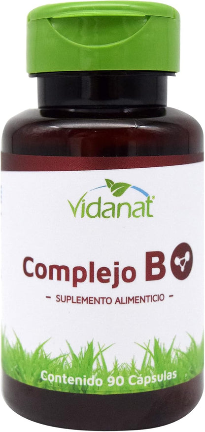 Vidanat Complex B 90 Capsules – Essential B Vitamins for Energy, Nervous System & Immune Health