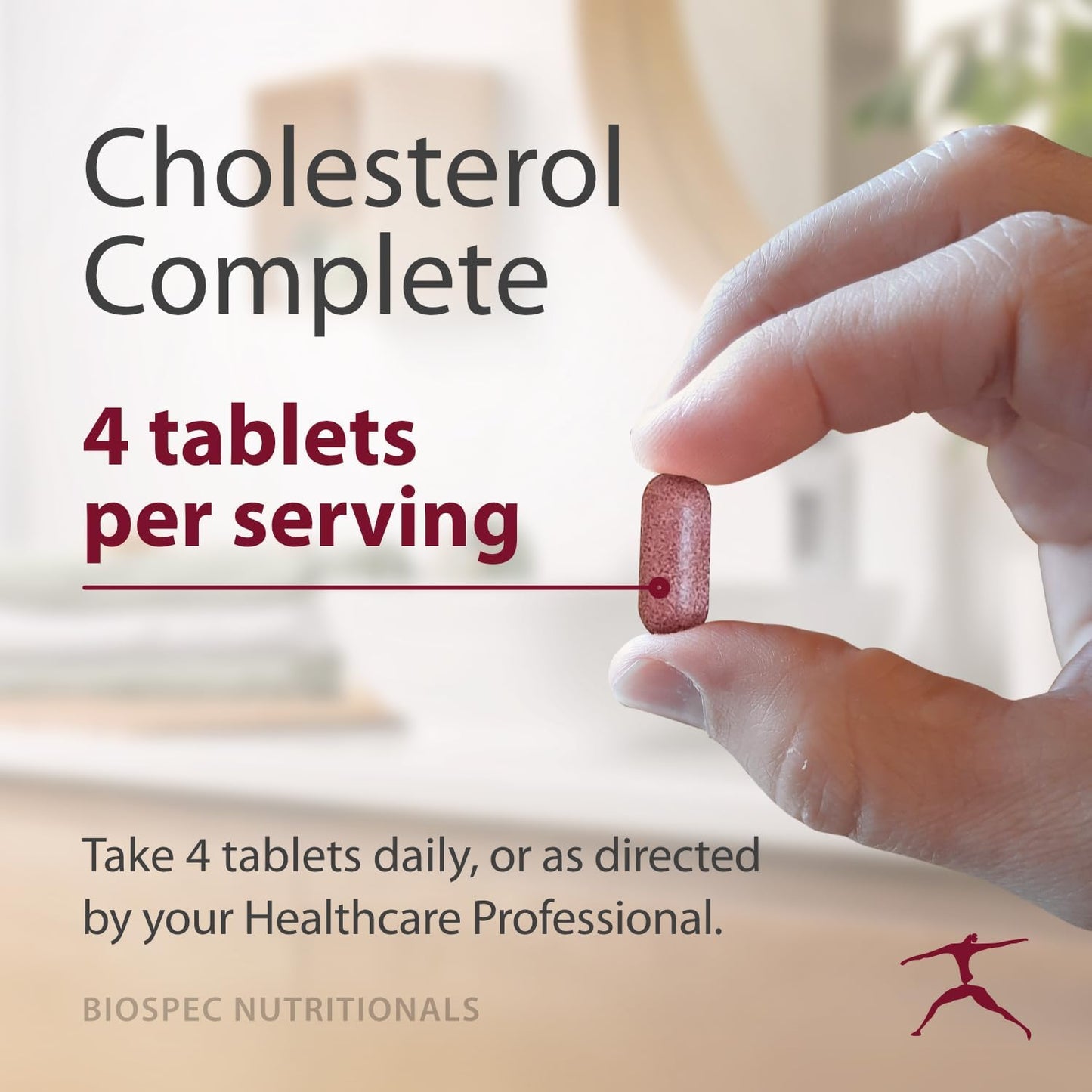 BIOSPEC NUTRITIONALS Cholesterol Complete - Natural Cholesterol Support for Cardiovascular and Heart Health (240 Tablets) - görsel 4