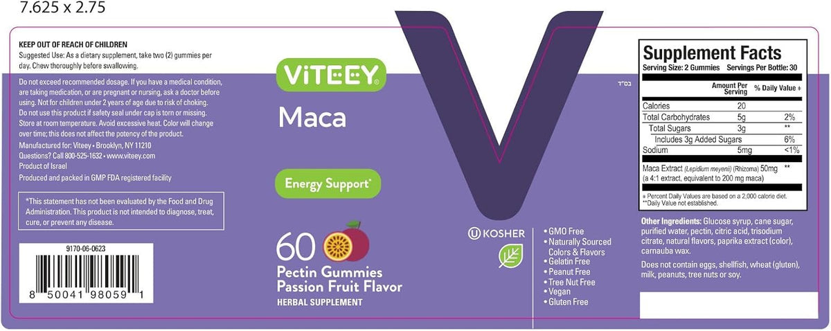 Viteey Black Maca Root Gummies - görsel 7