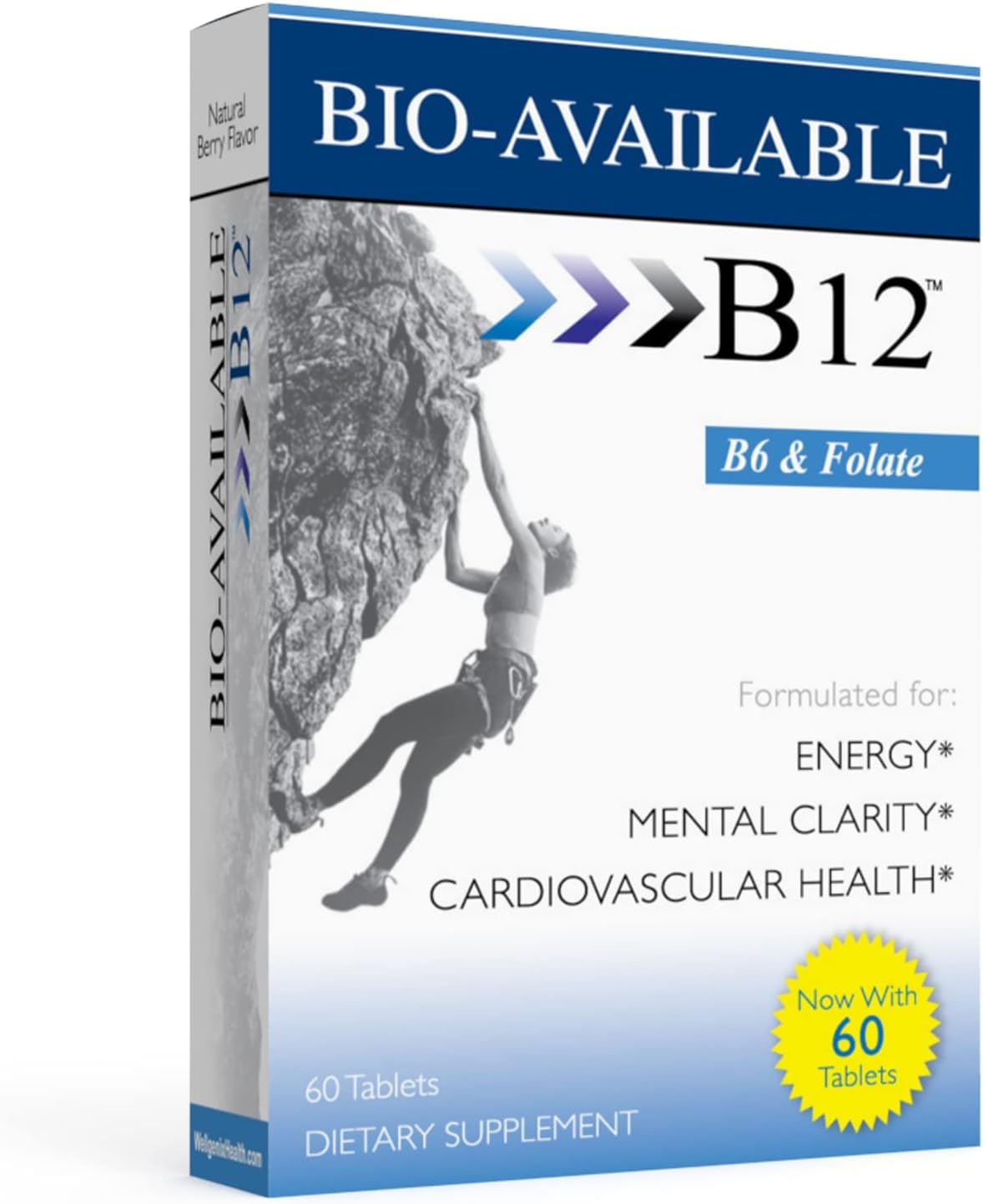 Wellgenix Bio Available Daily Multivitamins – Sublingual Focus Support with Methyl B12, B6, Folate & Biotin (60 Count) - görsel 1