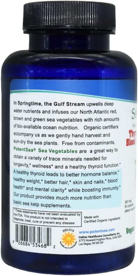 PotentSea Sea Vegetables – 540 mg (90 Capsules) - görsel 4