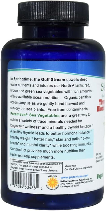 PotentSea Sea Vegetables – 540 mg (90 Capsules)