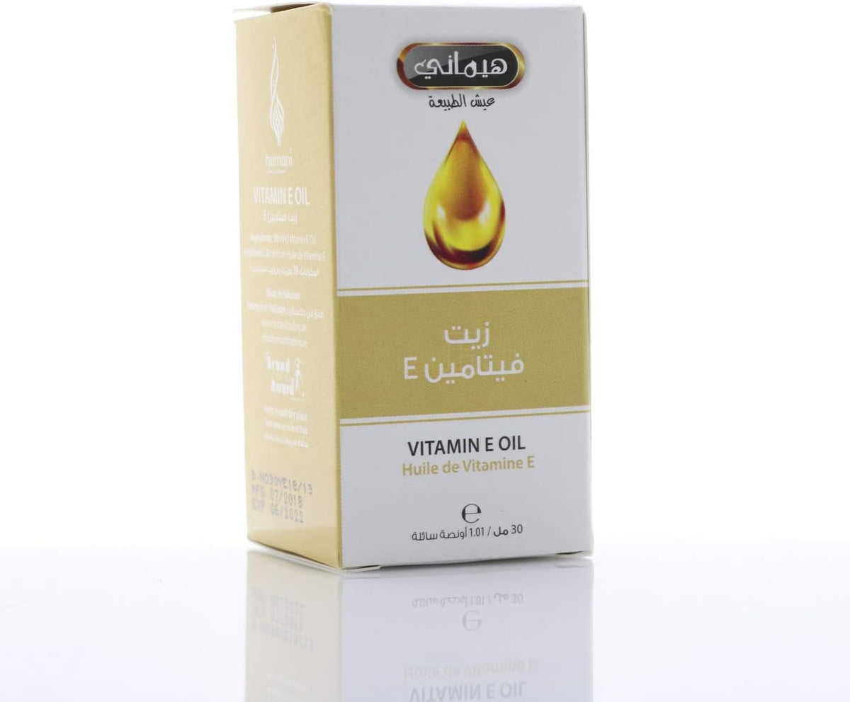 Hemani Vitamin E Oil 30ml - 100% Pure Natural Tocopherol | Antioxidant Skin & Hair Oil - görsel 4