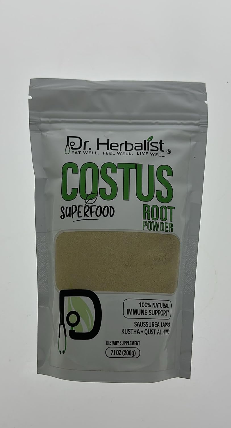 Dr. HERBALIST Costus Root Powder - 200g (Pure Saussurea costus) - görsel 2