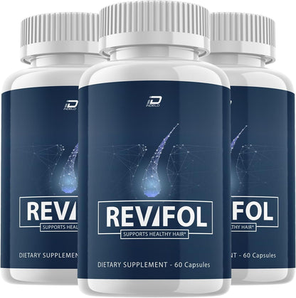 Revifol Hair Growth Support Supplement – 180 Capsules (3-Pack)