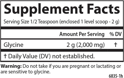 Carlson Labs Glycine Powder, 100g