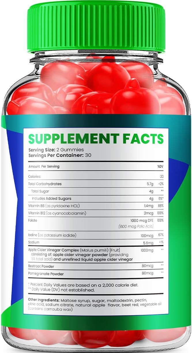 Ketofit ACV Gummies Advanced 1000mg, 2 Pack (120 Gummies) - görsel 6