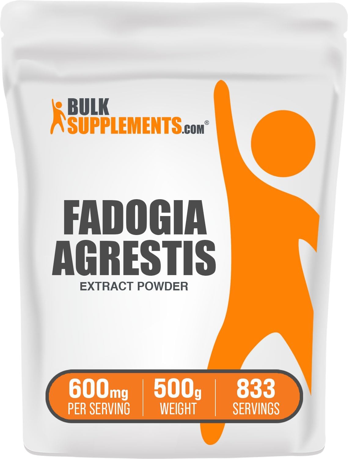 BulkSupplements.com Fadogia Agrestis Extract Powder, 500g - görsel 1