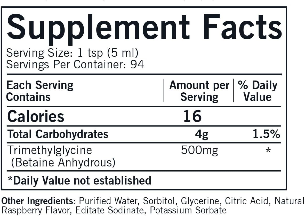 Kirkman TMG (Trimethylglycine) Liquid, 16 Oz - görsel 2