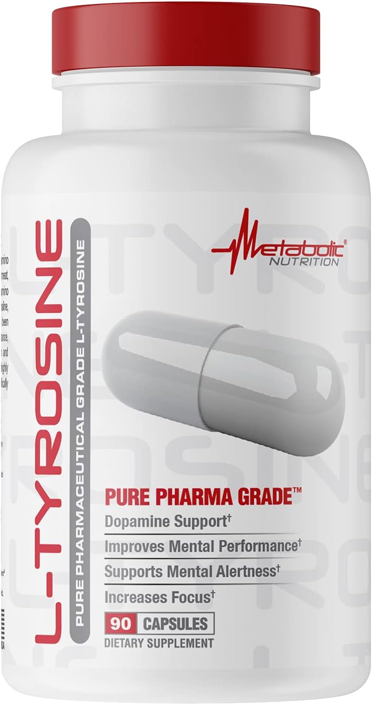 Metabolic Nutrition L-Tyrosine, 500mg, 90 Capsules - görsel 1