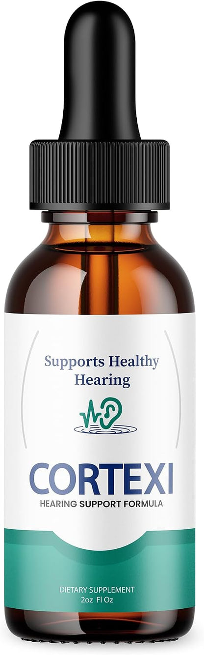 Cortexi Tinnitus Treatment Hearing Support with Chromium, Grape Seed, Astragalus, Maca Root – Hearing Support Drops Supplement (60 ml)