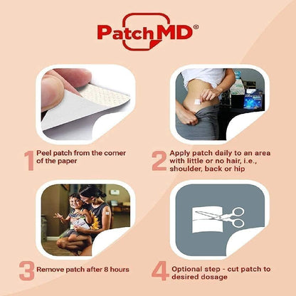 PatchMD - Tri-Mag Complex Topical Patch - 30 Day Supply