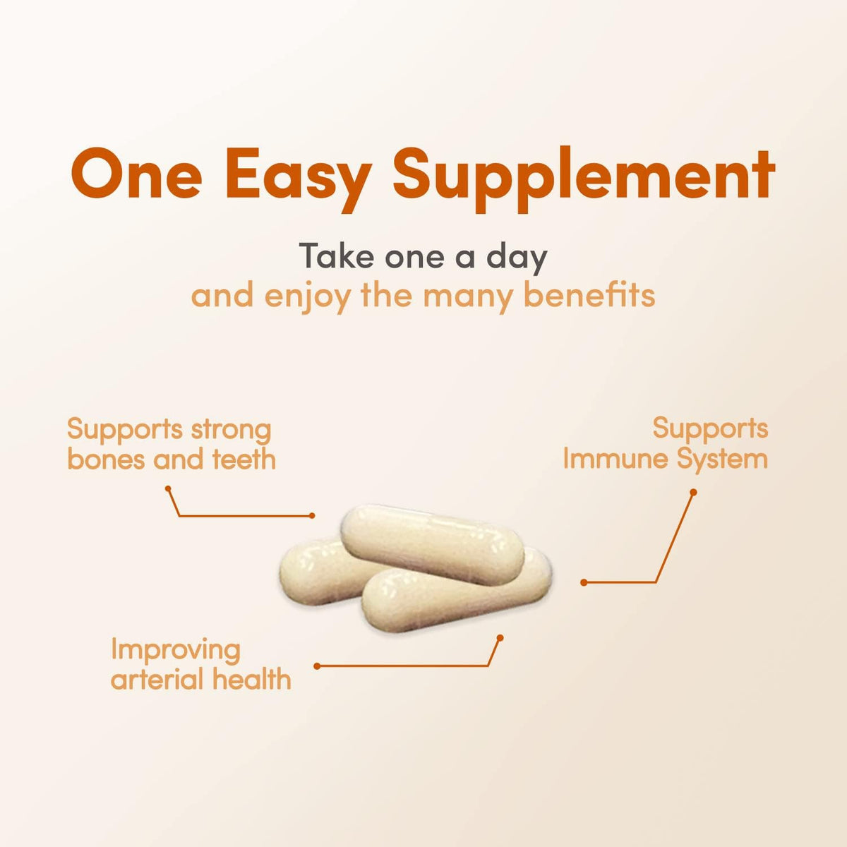 ADK 10-90 Capsules - Vitamin D3 K2 & A Combined Supplement - görsel 3