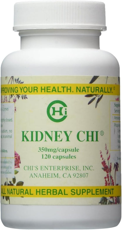 Kidney Chi – Traditional Herbal Supplement for Kidney Support – 120 Veggie Capsules