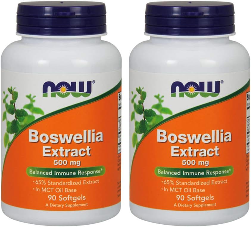 NOW Foods Boswellia Extract 500 mg, 180 Softgels - görsel 1