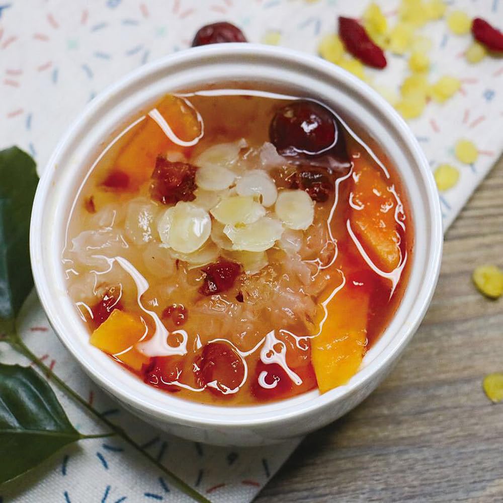 Peach Gum Combination – Traditional Herbal Blend with Snow Swallow & Saponin Rice, 60 Individual Sachets - görsel 4