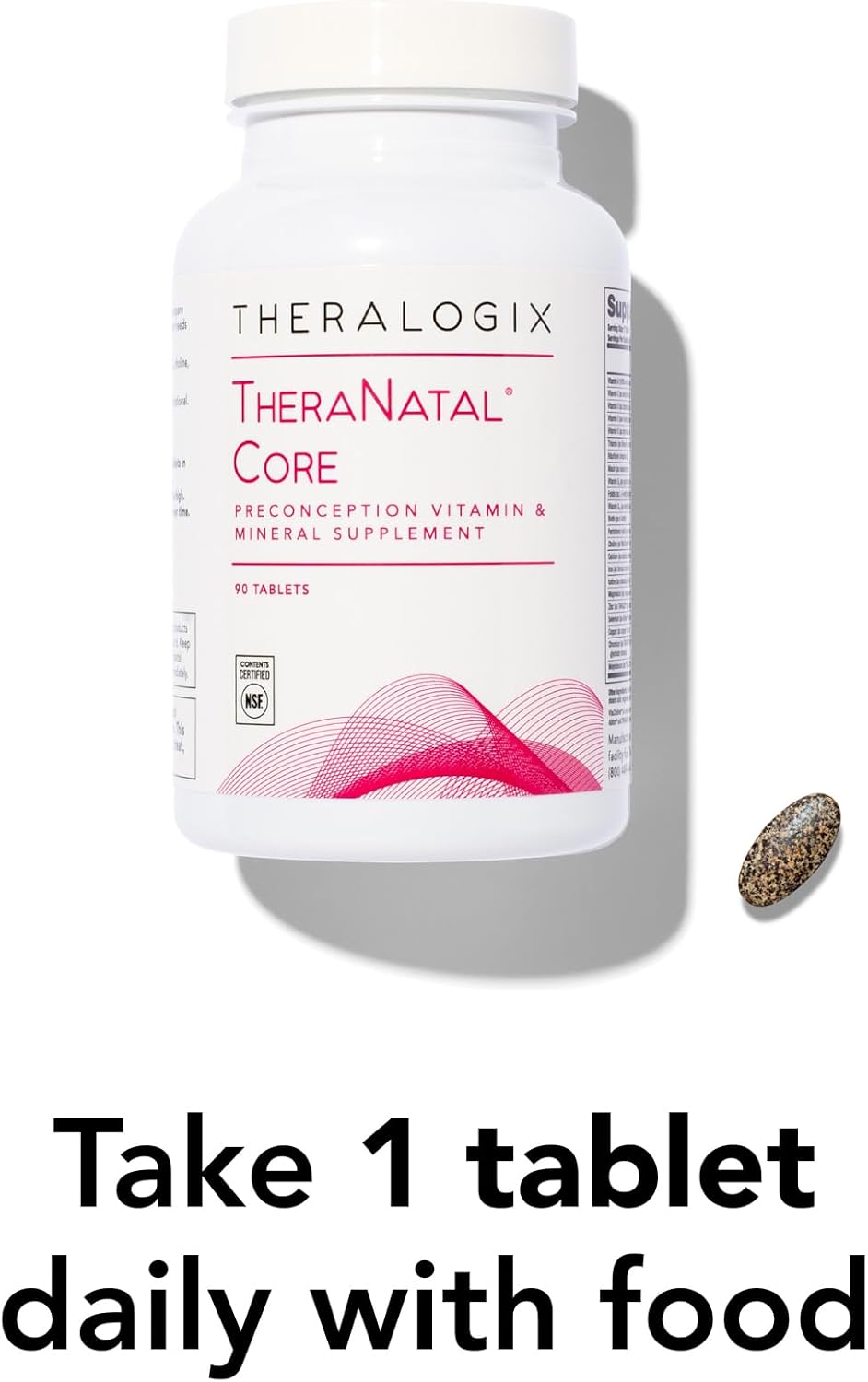Theralogix TheraNatal Core Preconception Vitamin Supplement – 90-Day Supply - görsel 7