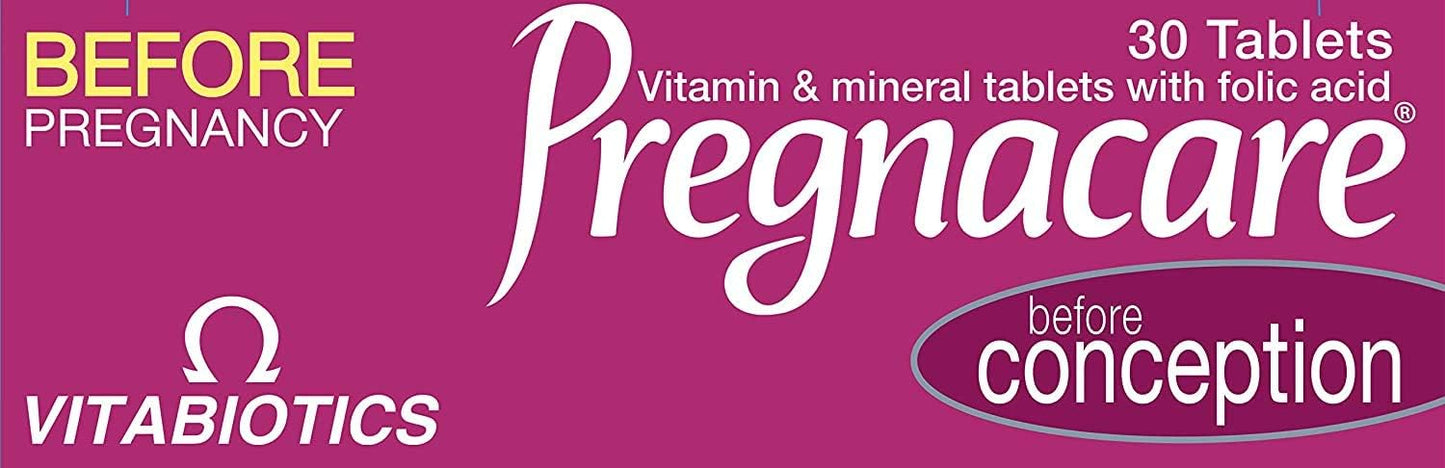 Vitabiotics Pregnacare Before Conception - 30 Tablets - görsel 3