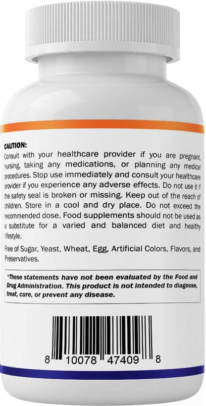 Vitamatic DIM Supplement Complex for Women and Men - 300 mg - 120 Veg Capsules - Made with Black Pepper, Broccoli Powder and Kale Powder - Non-GMO and Gluten-free