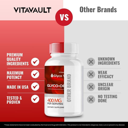 Glyco Vantage Capsules - Premium GlycoVantage Official Formula Glyco Optimiser - Maximum Strength All Natural Supplement (60 Capsules)