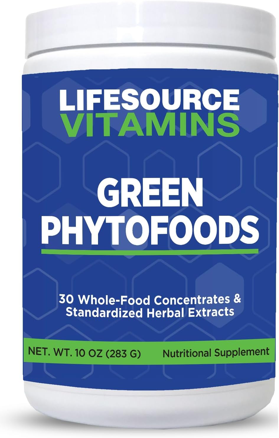 LifeSource Vitamins Green Phyto Foods 283 g - 27 Organic Vegetables - 72 Minerals - görsel 1