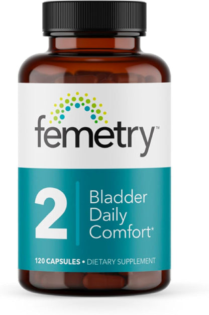 LifeSeasons Femetry Bladder Acid Control - Support for Interstitial Cystitis - Reduce Urine Acidity in The Bladder - Eases Flares Caused by Eating or Drinking Acidic Foods - 60 Tablets