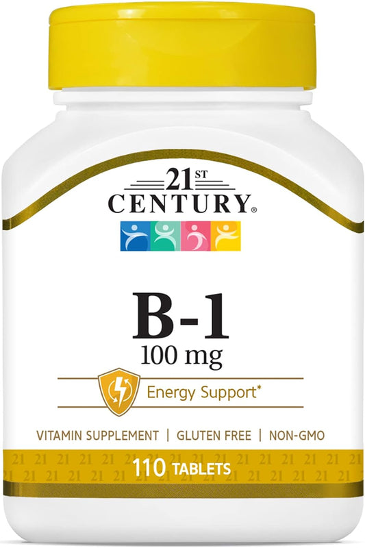 21st Century B-1 Tablets, 100 mg, 110 Tablets (Pack of 12)