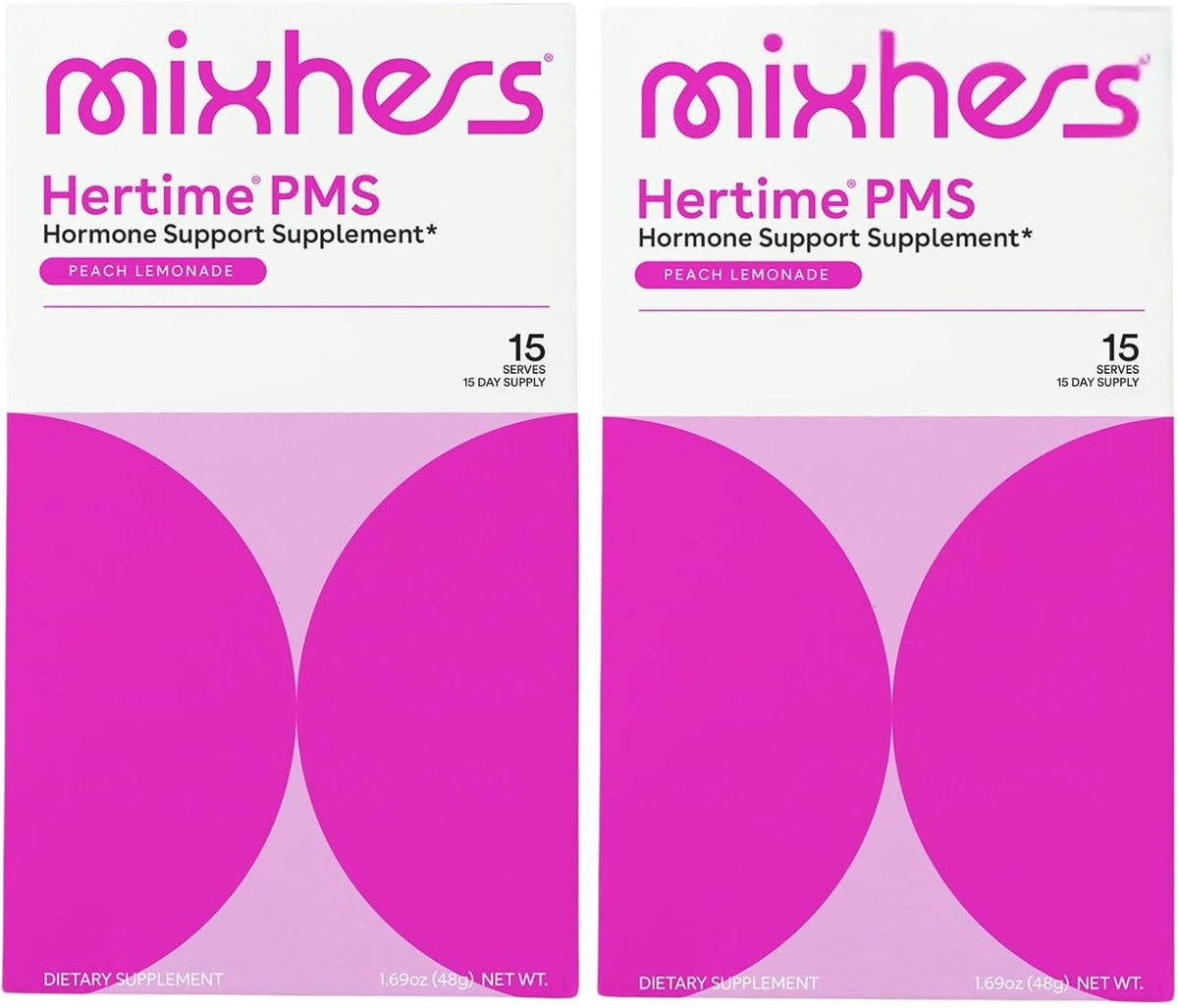Hertime PMS - Supports a Healthy Menstrual Cycle - with Minerals, Peony Roots, Siberian Ginseng - Sugar-Free - 15 Drink Packets - Raspberry Lemonade - görsel 7