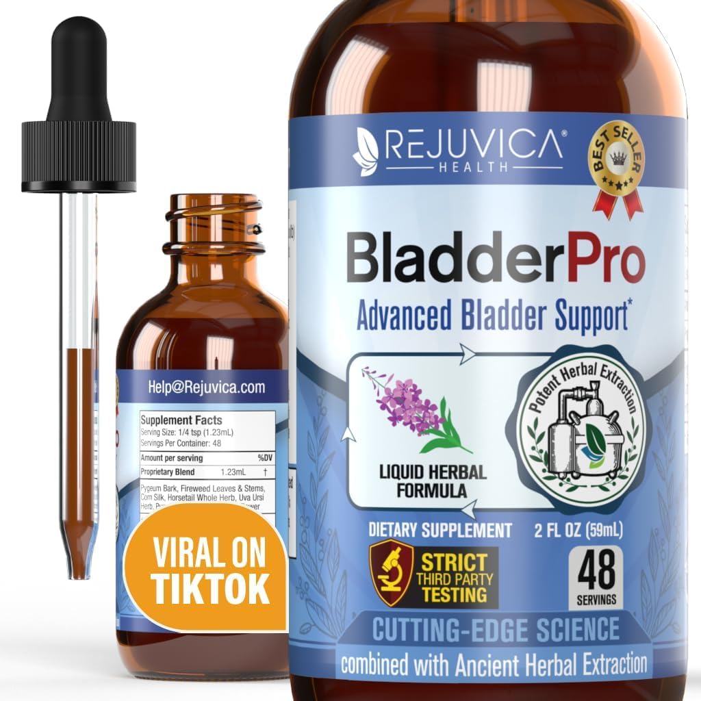 Rejuvica Health BladderPro - Bladder Support Supplement, Liquid Drops for Men and Women - görsel 6