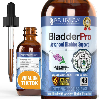 Rejuvica Health BladderPro - Bladder Support Supplement, Liquid Drops for Men and Women