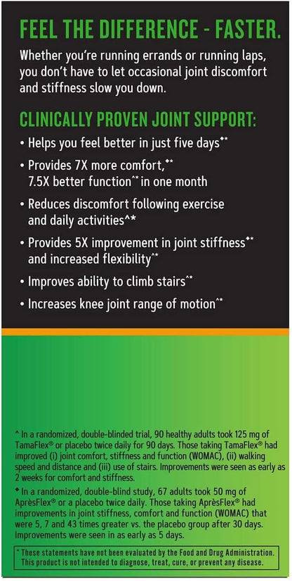 GNC TamaFlex Fast Acting, Joint Support, 60 Vegetarian Capsules