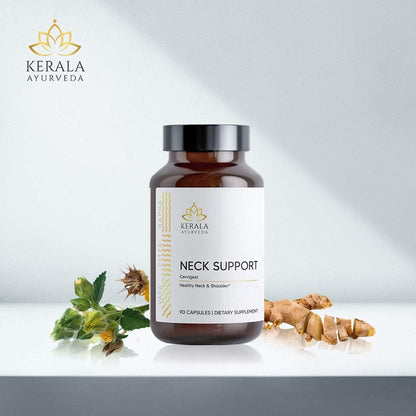 Kerala Ayurveda Neck Support Herbal Capsules - Ayurvedic Support for Neck, Shoulders, and Upper Back, 90 Capsules