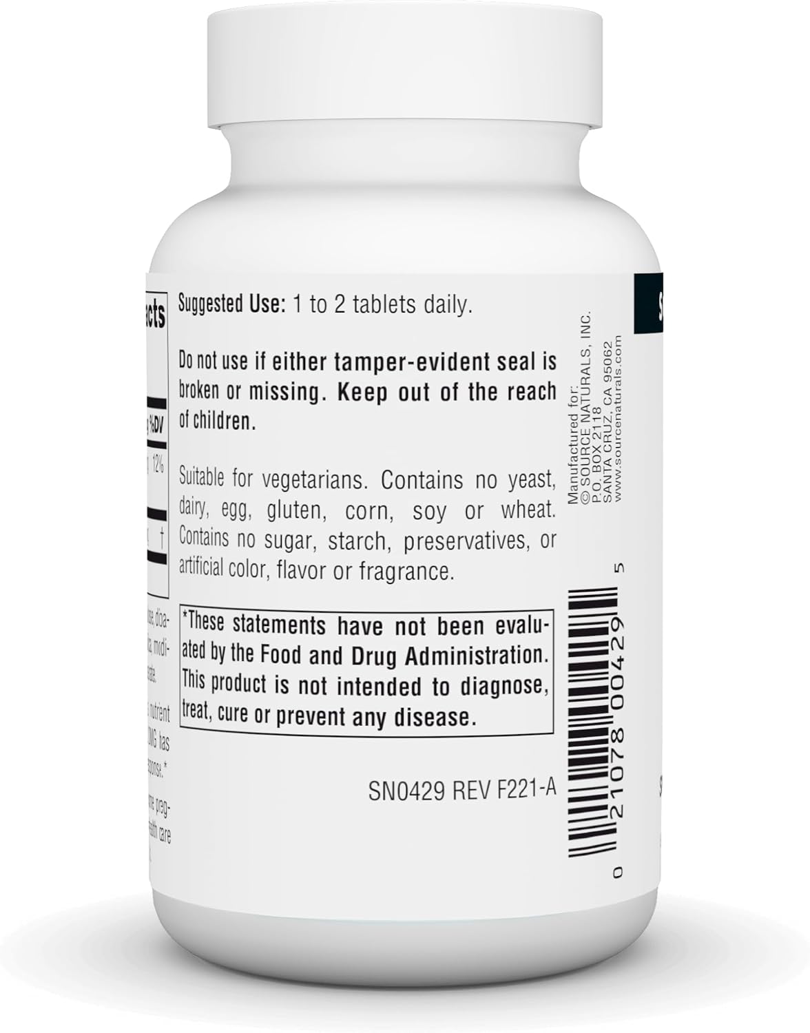 Source Naturals DMG 100 mg Food Supplement for Immune Support – 60 Tablets - görsel 3
