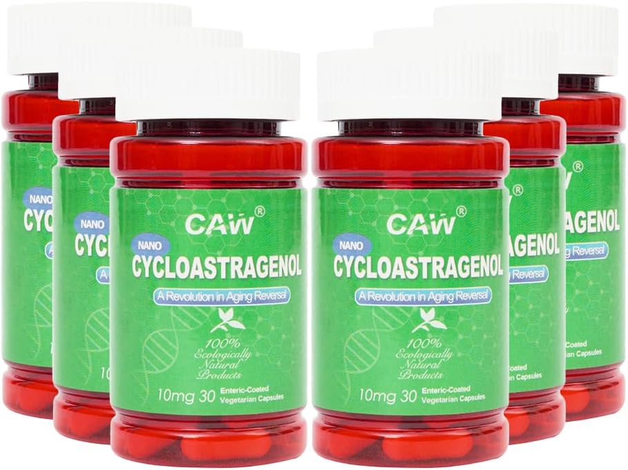 CAW Nano Cycloastragenol 10mg – Enteric Coated Capsules for Optimum Absorption - görsel 7