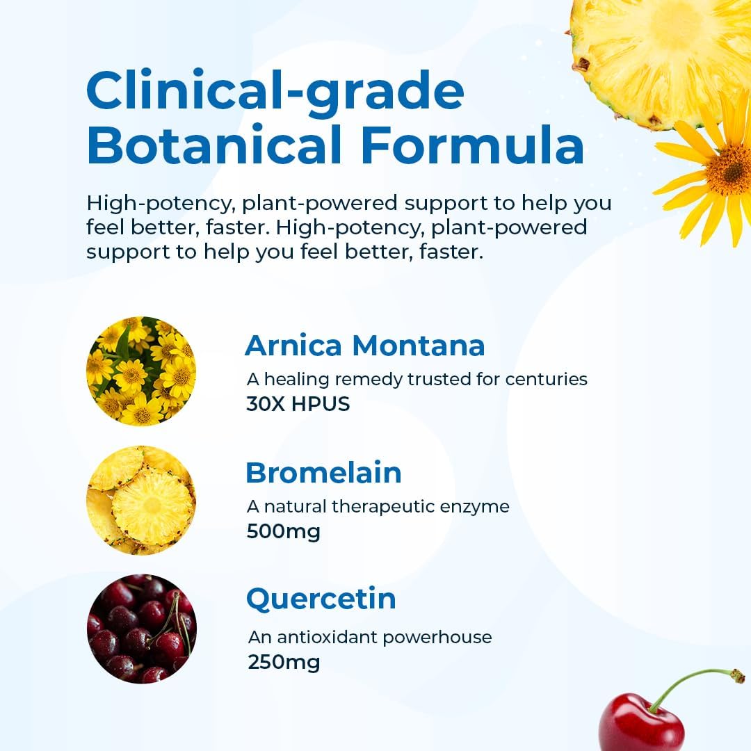 VitaMedica Arnica Montana 30X and Bromelain with Quercetin Bundle - görsel 3