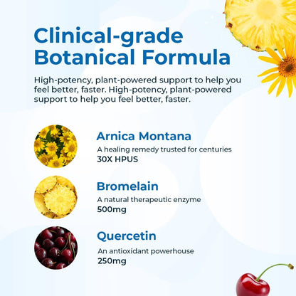 VitaMedica Arnica Montana 30X and Bromelain with Quercetin Bundle