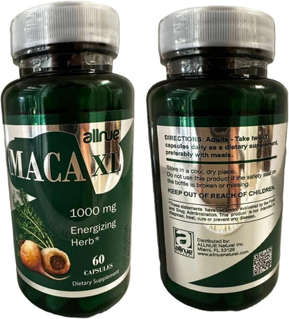 Maca XL 60 Capsules – Super Maca for a Fuller Posterior and Curves