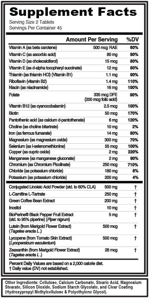 Evlution Nutrition VitaLean - Multivitamin with Weight Management Support - 45 Servings - görsel 3