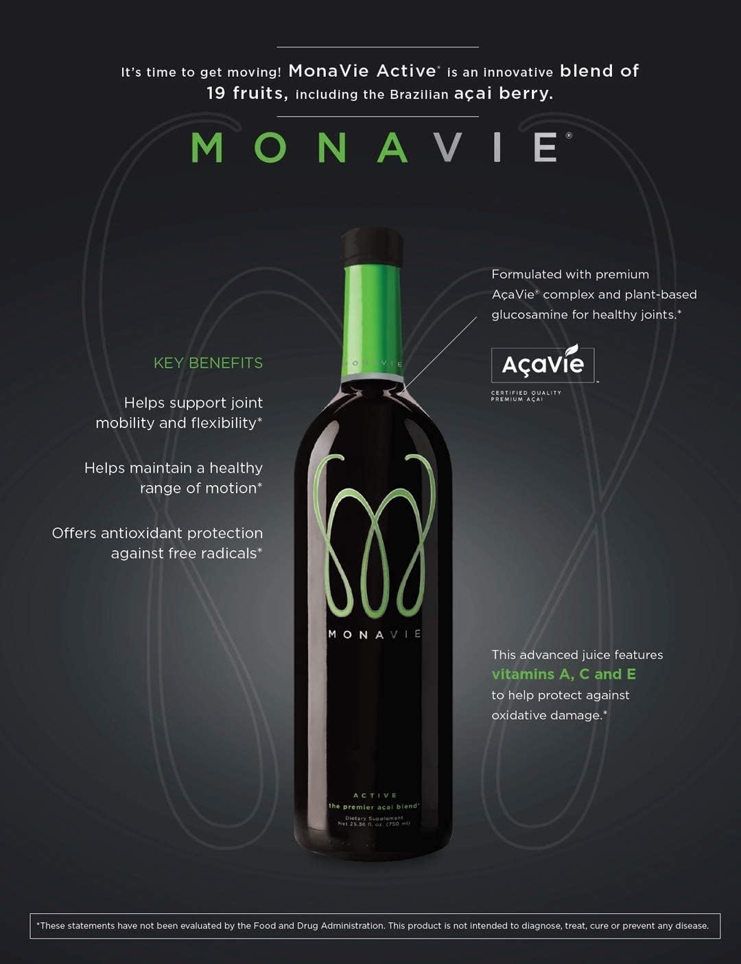 Monavie Active - 4 Bottles, 25.3 oz (748 ml) Each - görsel 3