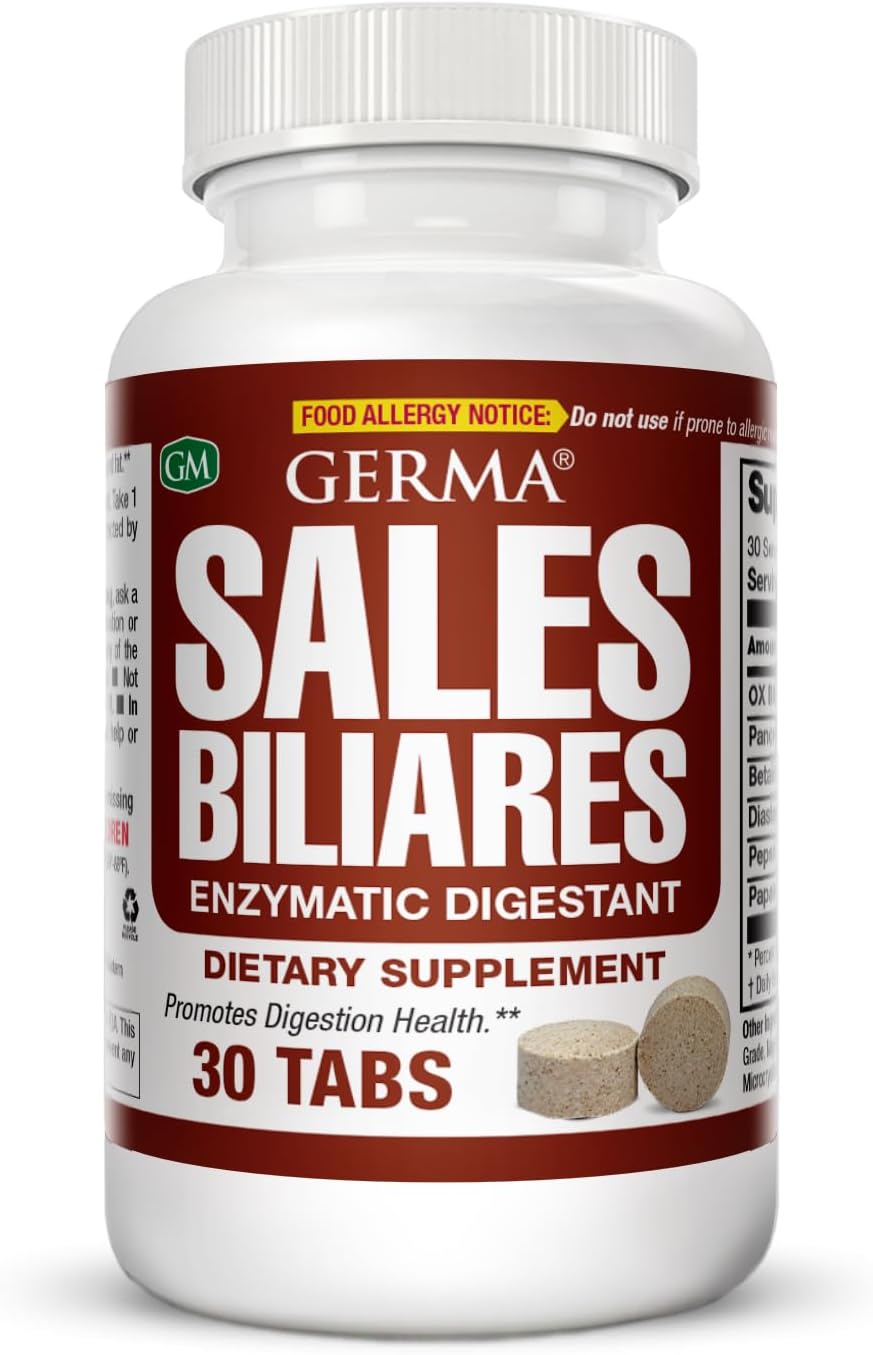 Germa Bile Salts Natural Food Supplement – Liver Support, 30 Tablets - görsel 4