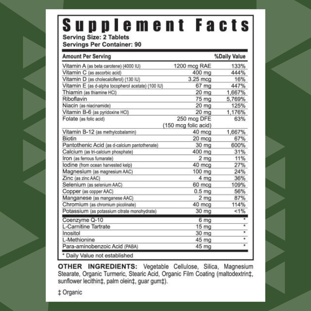 Youngevity Ultimate Daily Mega Multivitamin - 180 Tablets - görsel 2