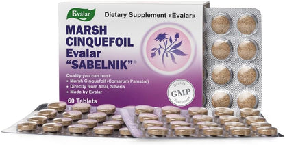 Evalar Marsh Cinquefoil (Comarum Palustre) Tablets - 60