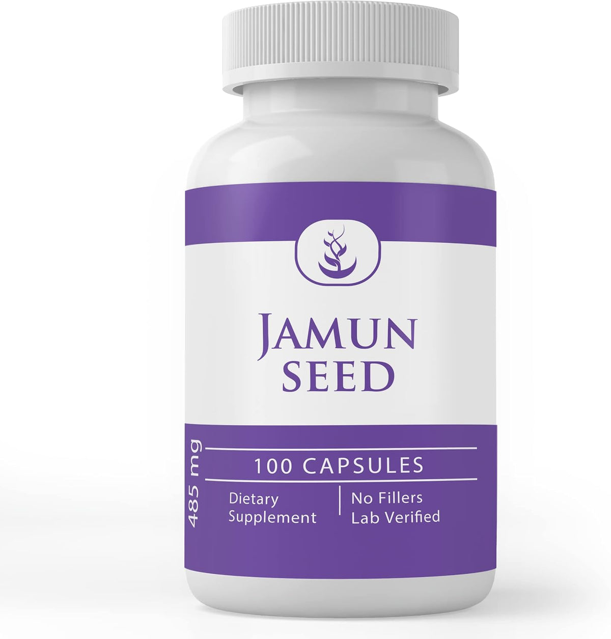 PURE ORIGINAL INGREDIENTS Jamun Seed Capsules (100 Capsules) Always Pure, No Additives Or Fillers, Lab Verified - görsel 1